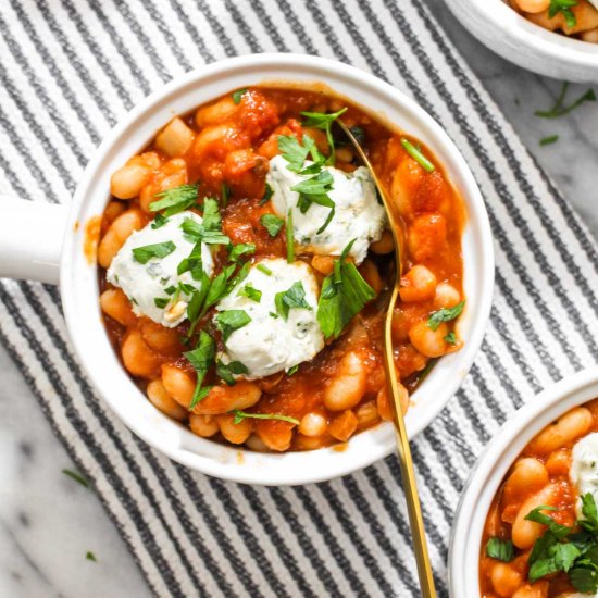 Tomato Cannellini Cassoulet