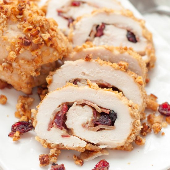 Cranberry Dijon Pretzel Chicken