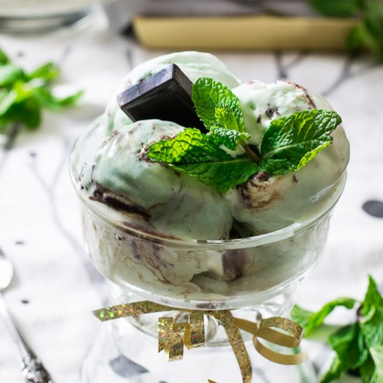 Real Mint Choco No Churn Ice Cream