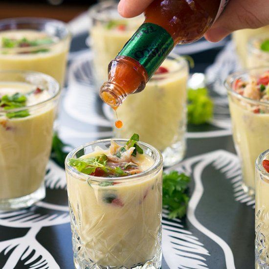 Chilled Corn Soup Shots