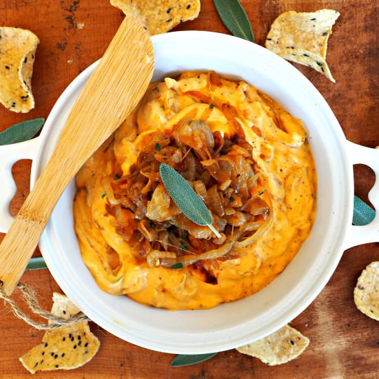 Caramelized Onion and Pumpkin Dip