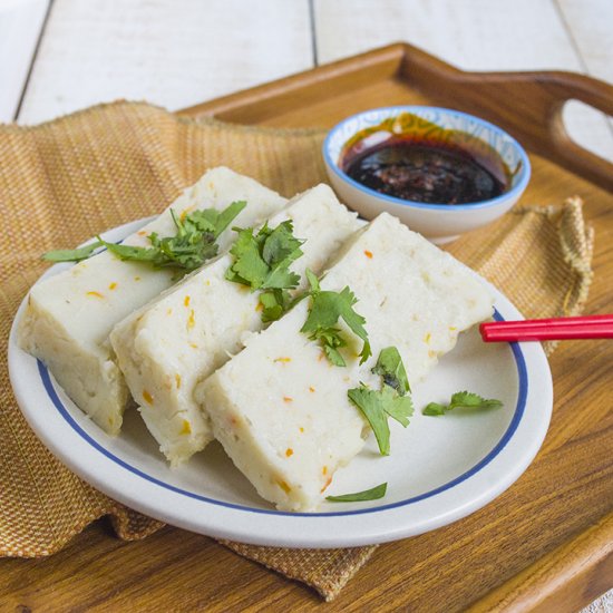 VEGETARIAN RADISH CAKE FROM SCRATCH