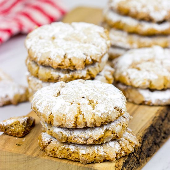 Peanut Butter Crinkle Cookies