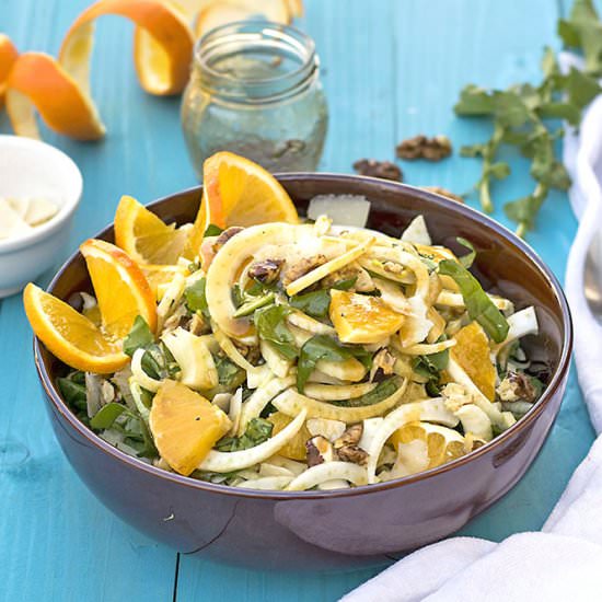 Shaved fennel and orange salad