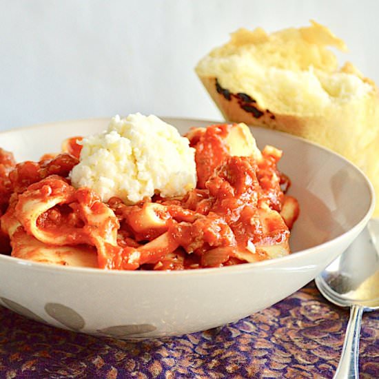 One Pot Lasagna Soup