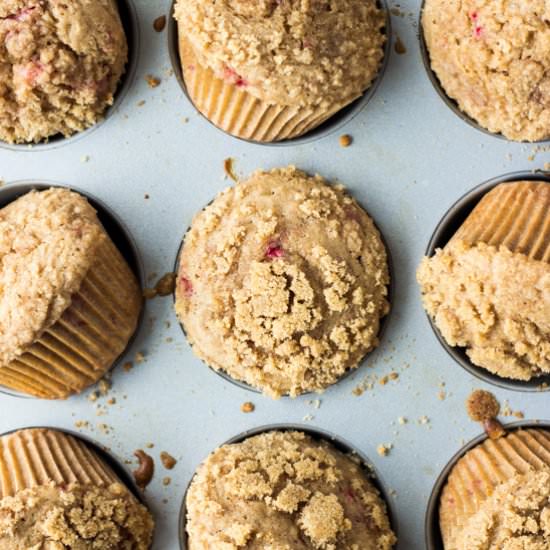 Chai Raspberry Muffins