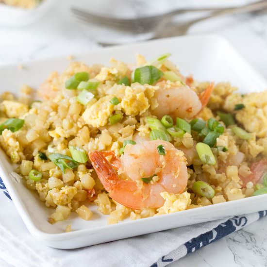 Shrimp Fried Cauliflower Rice