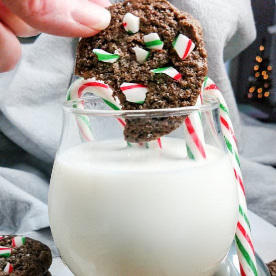 Christmas Cookies With Candy Canes