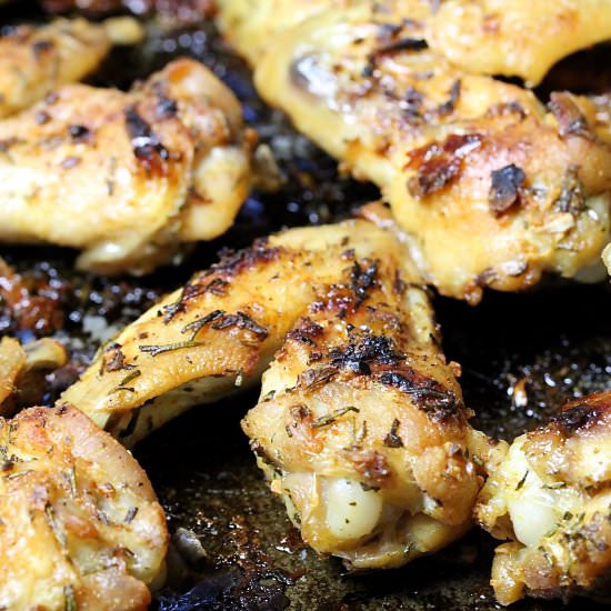 Rosemary Garlic Wings