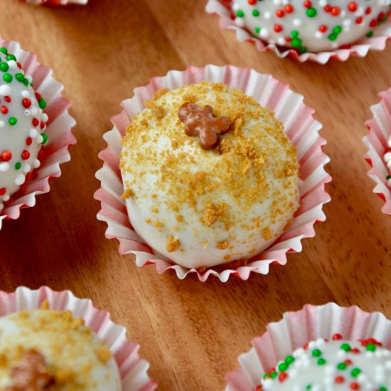 No-Bake Gingerbread Cookie Balls