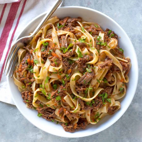 Slow Cooker Beef Ragu