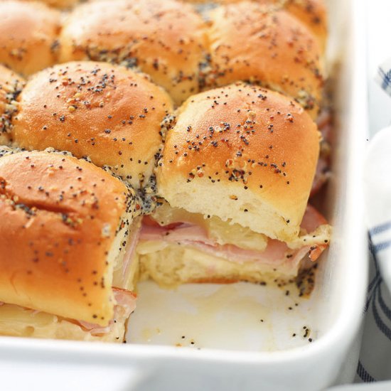 Hawaiian Ham and Cheese Sliders