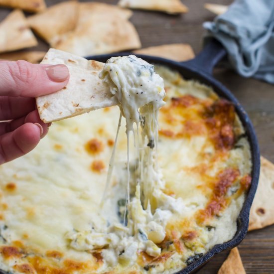 30-Minute Spinach Artichoke Dip