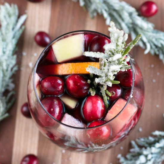 Red Christmas Single Serve Sangria