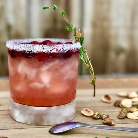 Cranberry-Orange Whisky Sour