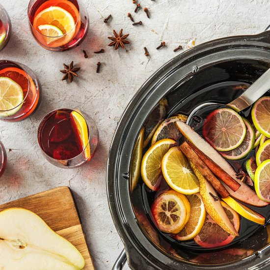 Slow Cooker Spiced Wine