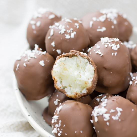 3 Ingredient Coconut Truffles