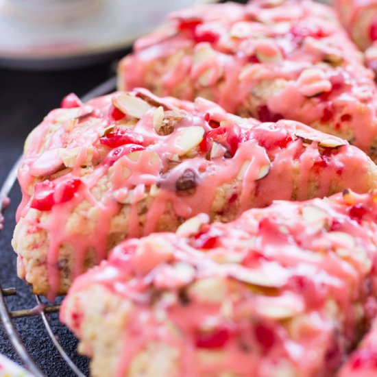 Cherry Almond Scones