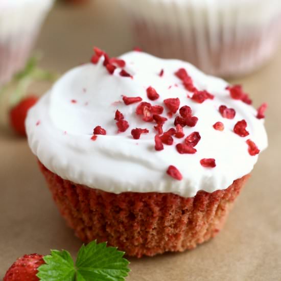 GF Vegan Red Velvet Cupcakes