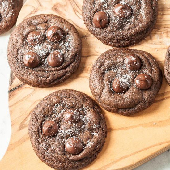 double chocolate cookies