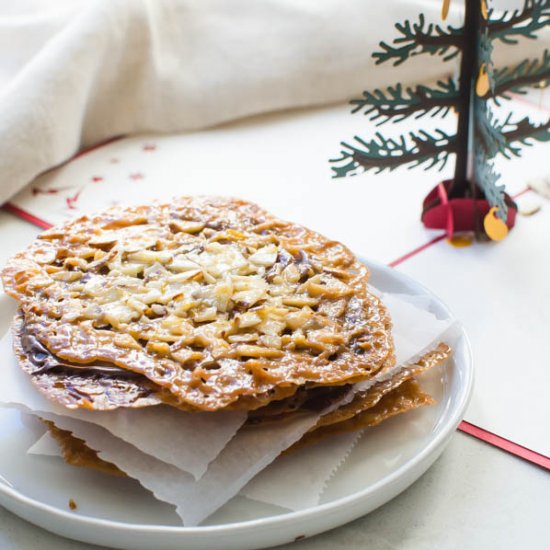 Chocolate Almond Florentines