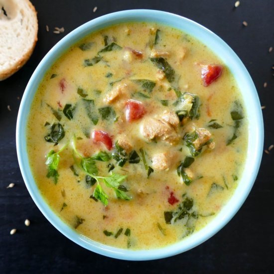 Instant Pot Chicken Curry Soup