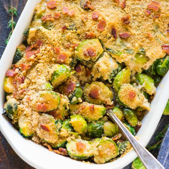 Brussels Sprouts Gratin