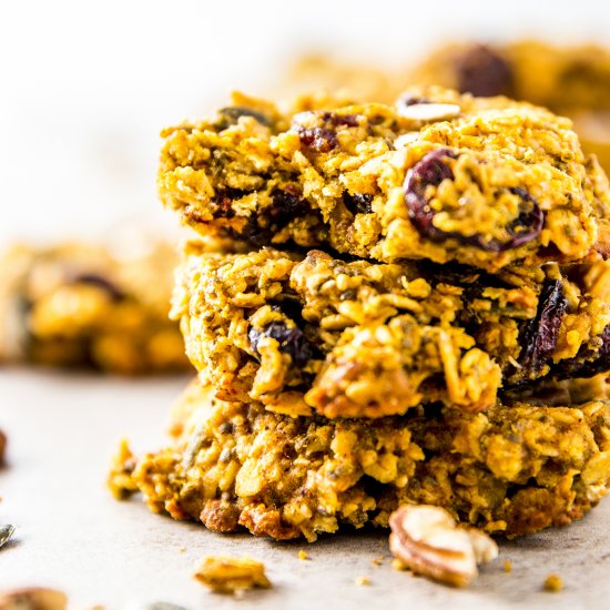 Pumpkin Breakfast Cookies