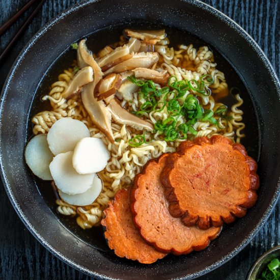 Meatless Chashu Ramen Noodle Soup