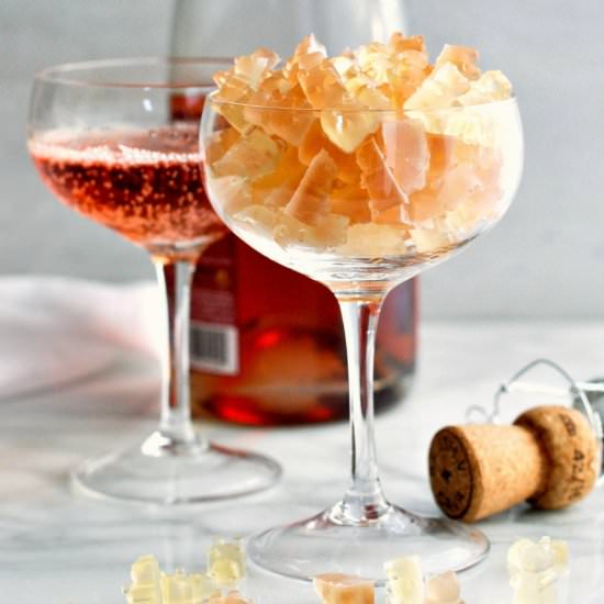 Homemade Champagne Gummy Bears