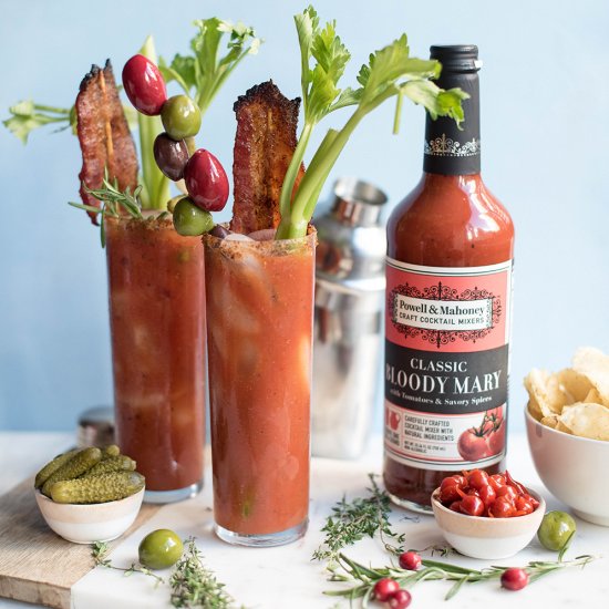 Bloody Mary with Korean Style Bacon