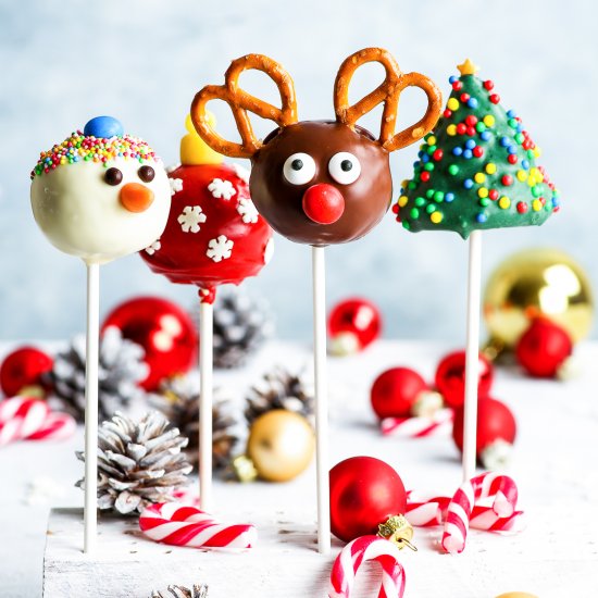 Gluten Free Christmas Cake Pops