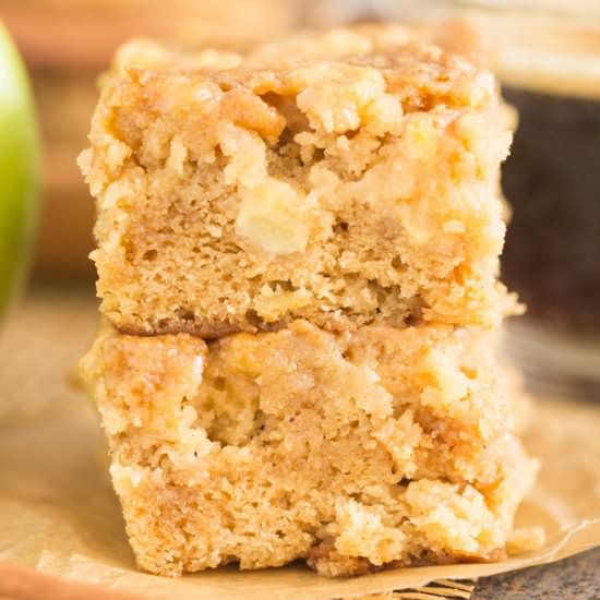 Maple-Glazed Apple Bars