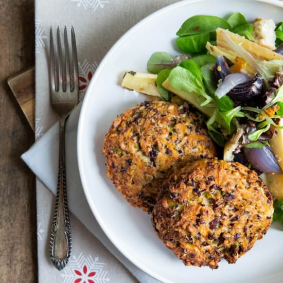 Haricot Bean and Vegetable Fritters