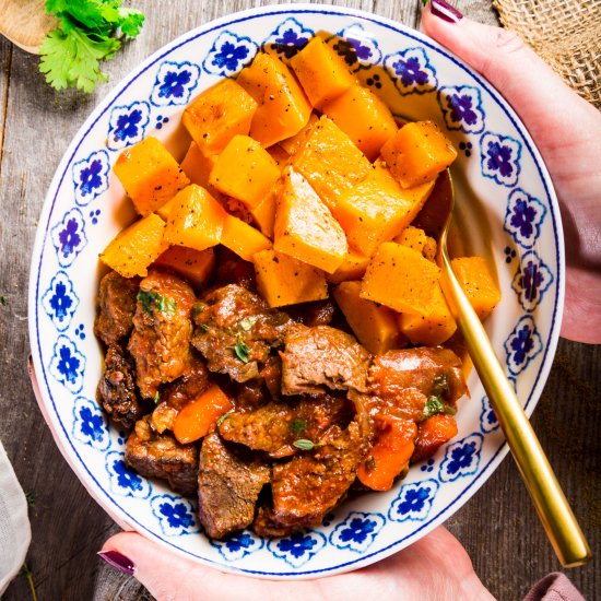 One Pot Mexican Beef Stew & Squash