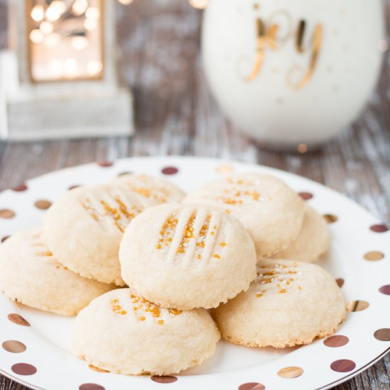 Whipped Shortbread Cookies