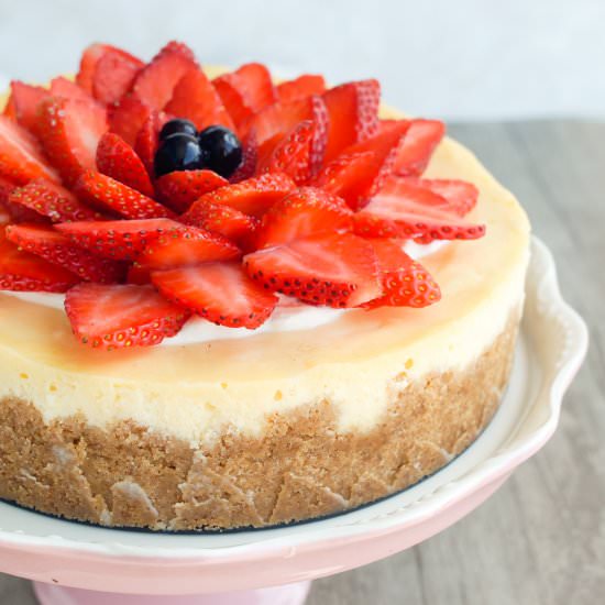 easy baked cheesecake