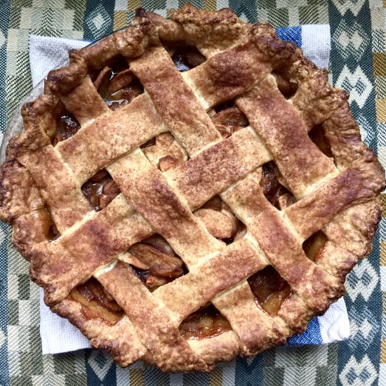 Browned Butter Apple Pear Pie