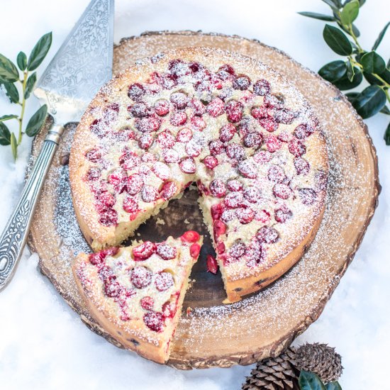 Cranberry Olive Oil Cake