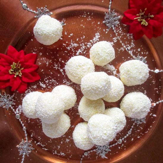 Coconut Raffaello Truffles