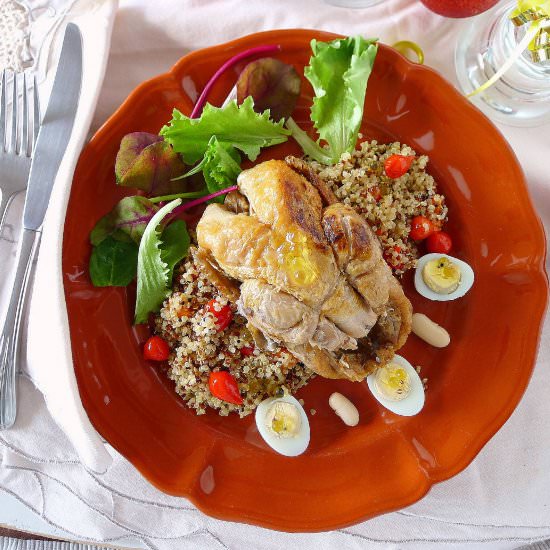 Quinoa Salad with Partridge