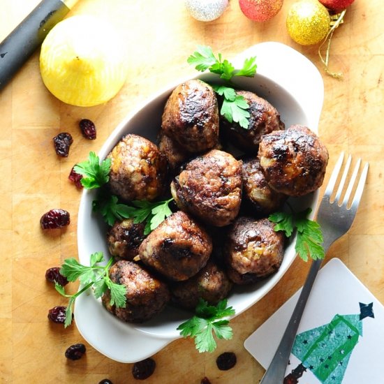 Christmas Stuffing Balls