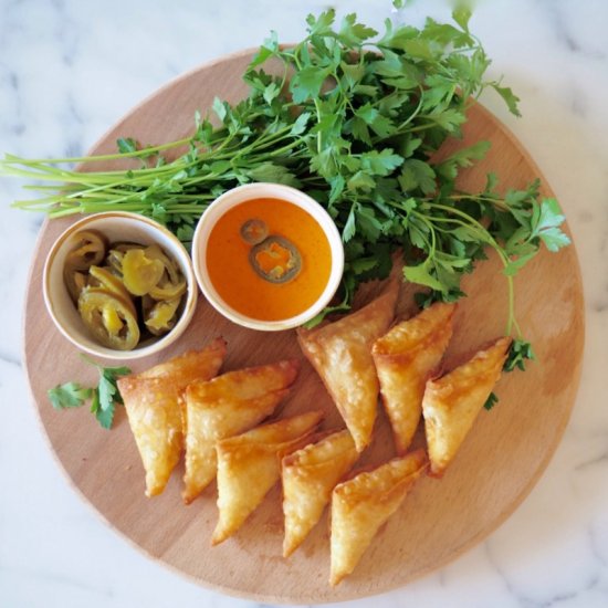 Three Cheese Pastry Appetizer