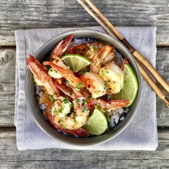 Honey-Lime Shrimp