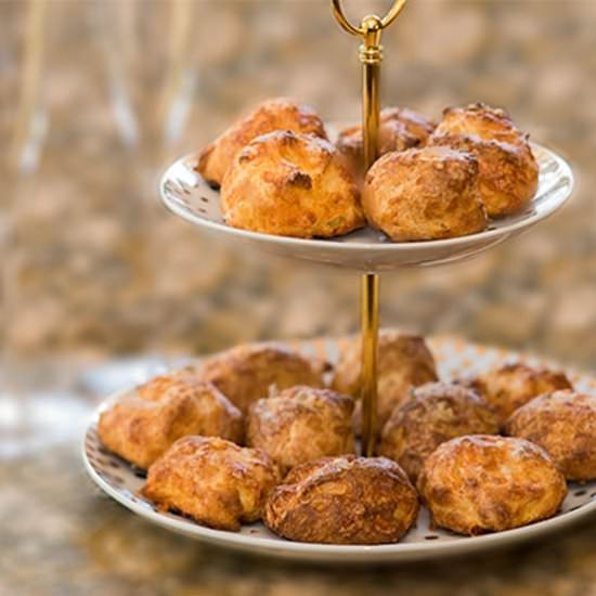 Crunchy Cheese Gougeres