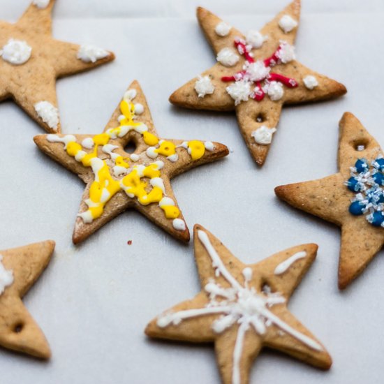 Iced Gingerbread Cookies