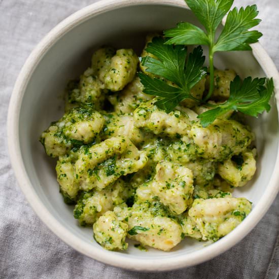 Homemade Rosemary Potato Gnocchi