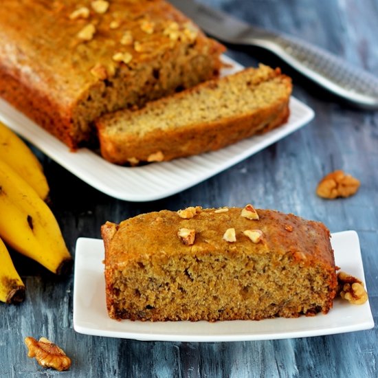 Eggless Banana Cake | Banana Bread