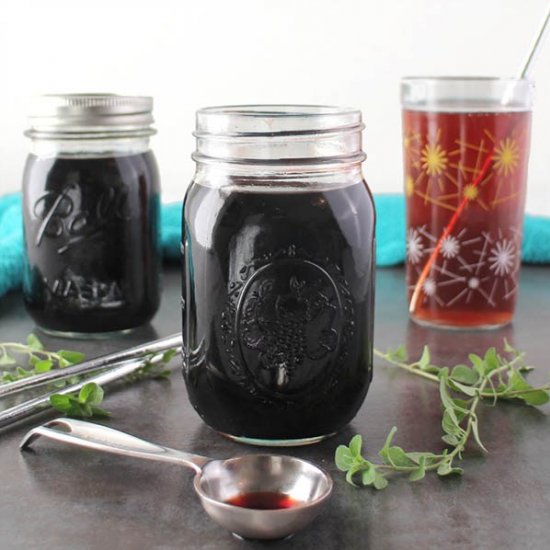 Instant Pot Elderberry Shrub