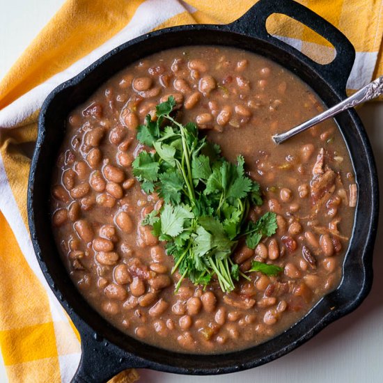 Pressure Cooker Charro Beans